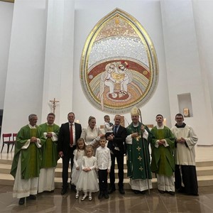 Biskup Šaško krstio peto dijete obitelji Butigan